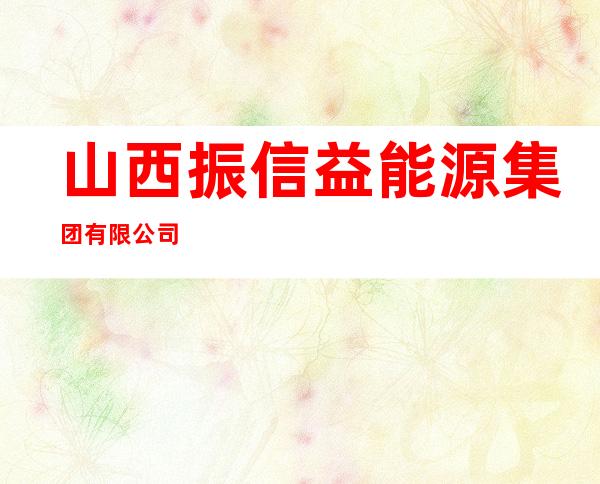 山西振信益能源集团有限公司